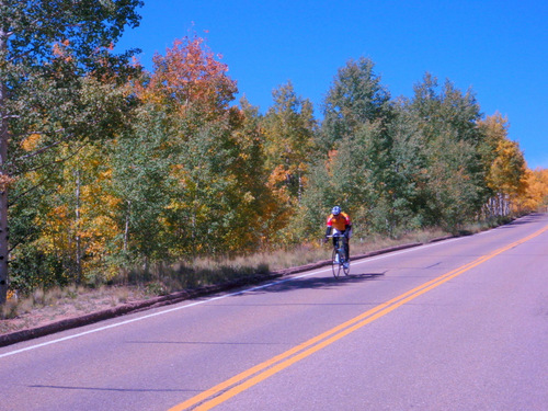 A Rider going home.